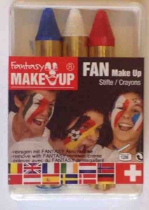 Face paint French colours